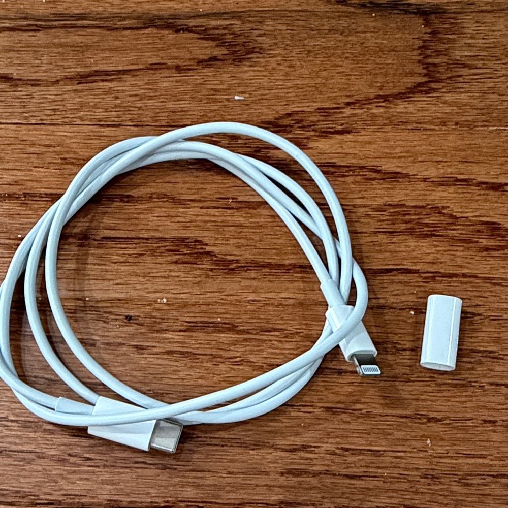Apple Lightening White Charging Cable 40”